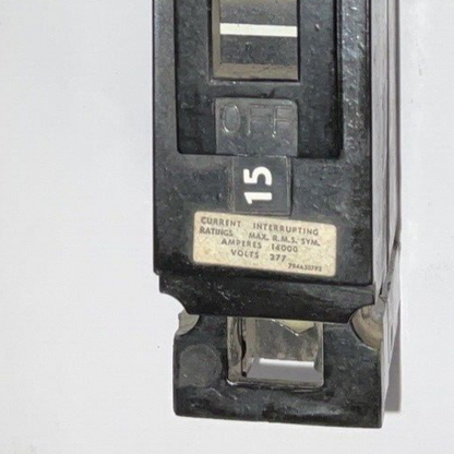 GENERAL ELECTRIC TEF113020 CIRCUIT BREAKER 20A 1POLE 277VAC 125VDC ***LOTOF2***