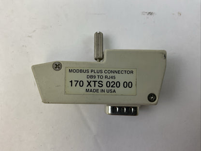 SCHNEIDER 170 XTS 020 00 MODBUS PLUS CONNECTOR DB9 TO RJ45 (LOT OF 2)