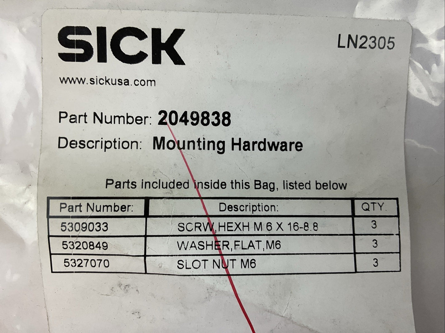 SICK 2049838 MOUNTING HARDWARE
