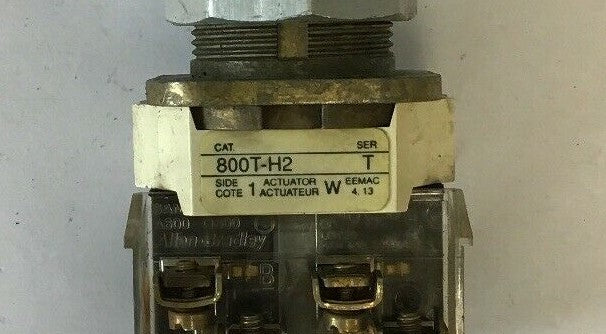 ALLEN BRADLEY 800T-H2 SERIES T SELECTOR SWITCH***(LOTOF5)***