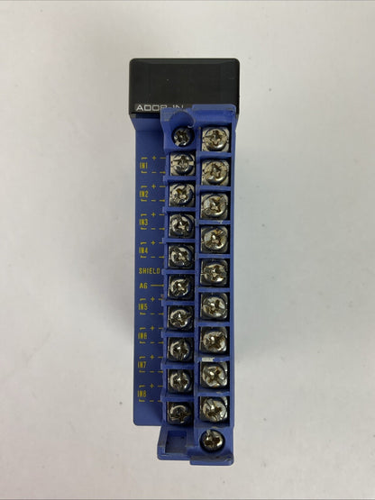 YOKOGAWA F3AD08-1N A/D CONVERTER MODULE MISSING PLASTIC DOOR COVER