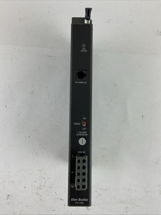 ALLEN BRADLEY 1771-P4S SER B INPUT 120VAC 0.9A OUTPUT 5VDC POWER SUPPLY MODULE