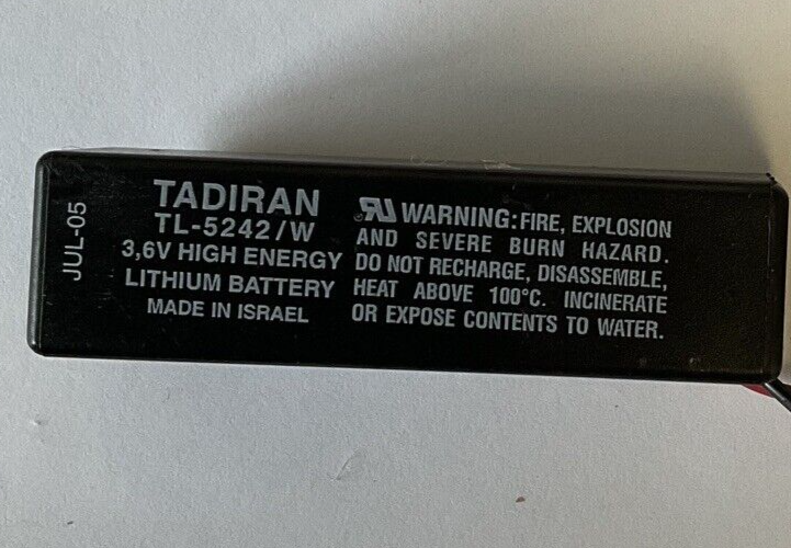TADIRAN TL-5242/W LITHIUM BATTERY