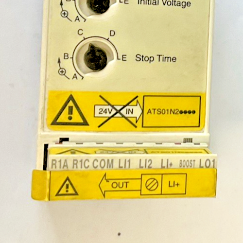 SCHNEIDER ELECTRIC ATSO1N212RT SOFT STARTER 50/60HZ 460VAC 7.5HP