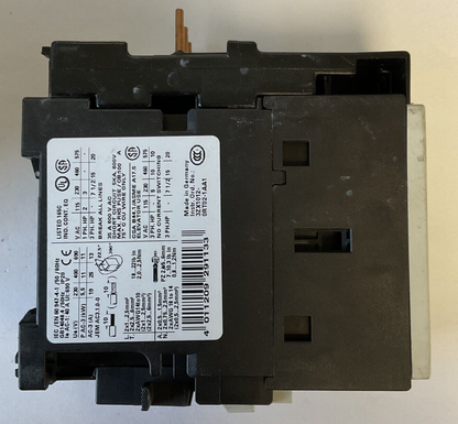 SIEMENS 3RT1026-1B..0 CONTACTOR 35A 600VAC 50/60HZ