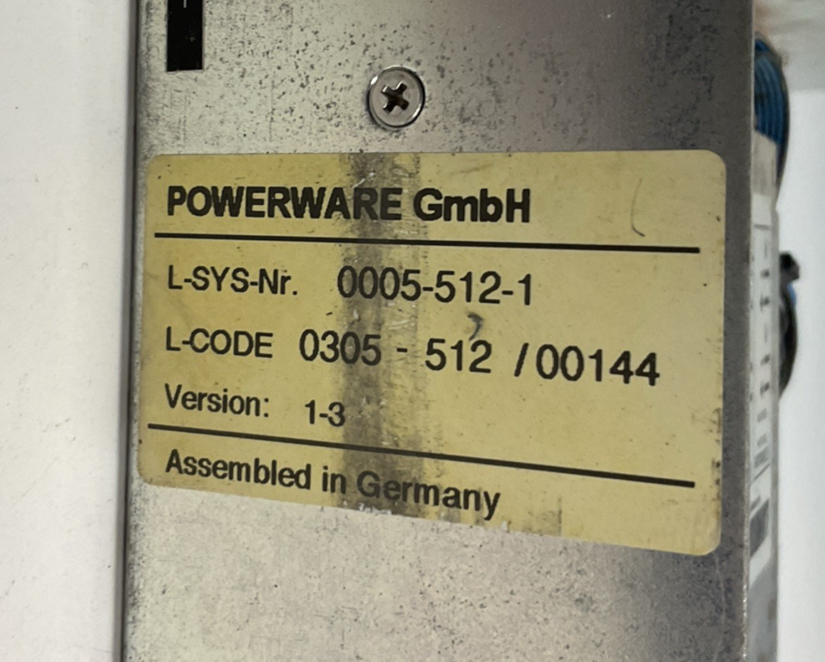 LAMBDA SIRIUS CSF350EQ 24 15.5/15.5G, 15.5/15.5G H99003 POWERWARE GmbH L-SYS-NR.