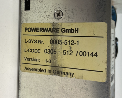 LAMBDA SIRIUS CSF350EQ 24 15.5/15.5G, 15.5/15.5G H99003 POWERWARE GmbH L-SYS-NR.