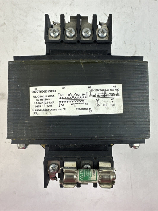 SQUARE D 9070T500D1SF41 TRANSFORMER 0.5kVA