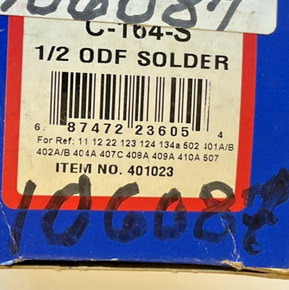 SPORLAN C-164-S CATCH-ALL FILTER-DRIER 1/2 ODF SOLDER 650PSIG