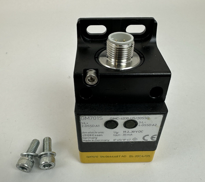 IFM GM701S INDUCTIVE SENSOR GIMC-4030-US/20SSD PROXIMITY SENSOR