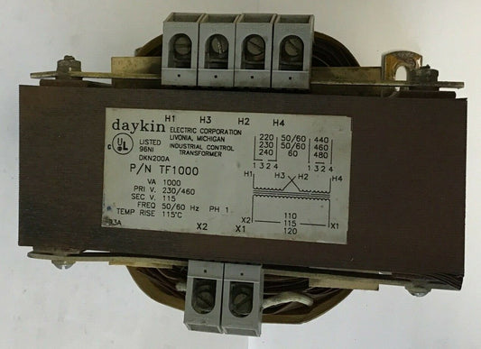DAYKIN TF1000 TRANSFORMER 230/460V 50/60HZ DKN200A
