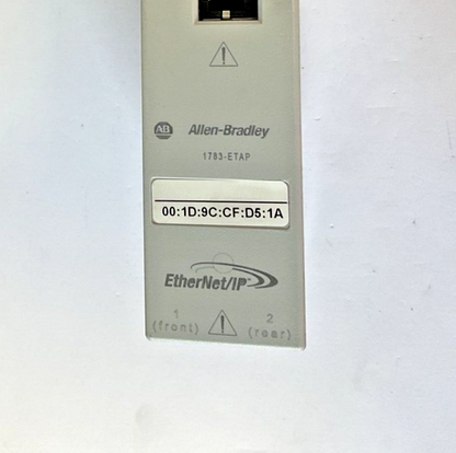 ALLEN BRADLEY 1783-ETAP ETHERNET/IP TAP SER.A FW 2.002 3PORT 27.6VDC