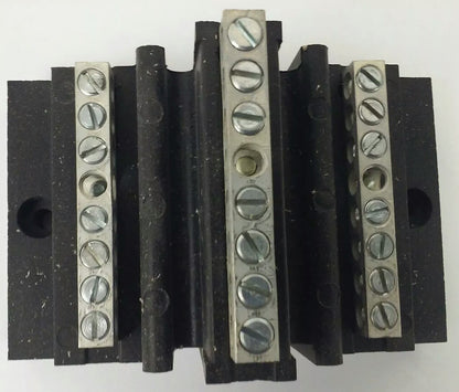 SQUARE D 3B 660 SPLITTER BLOCK 3B660, 3P, 600V, 60A, 3 BARS- MAIN LUG #14-2, NEW