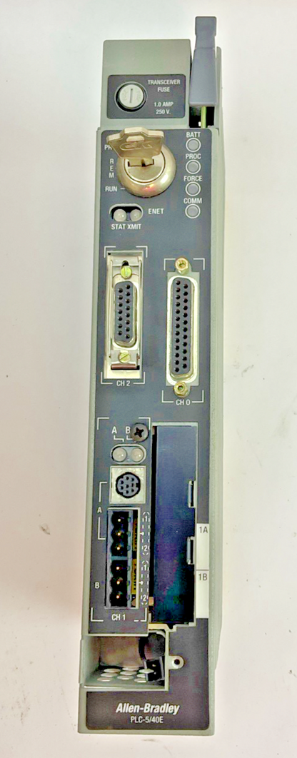 ALLEN BRADLEY 1785-L40E PLC-5/40E ETHERNET/IP CONTROLLER
