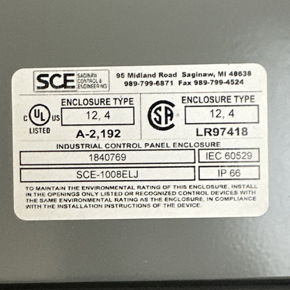 SCE-1008ELJ CCBL-05-01 7000-12241-0150500 L8-3/1/C