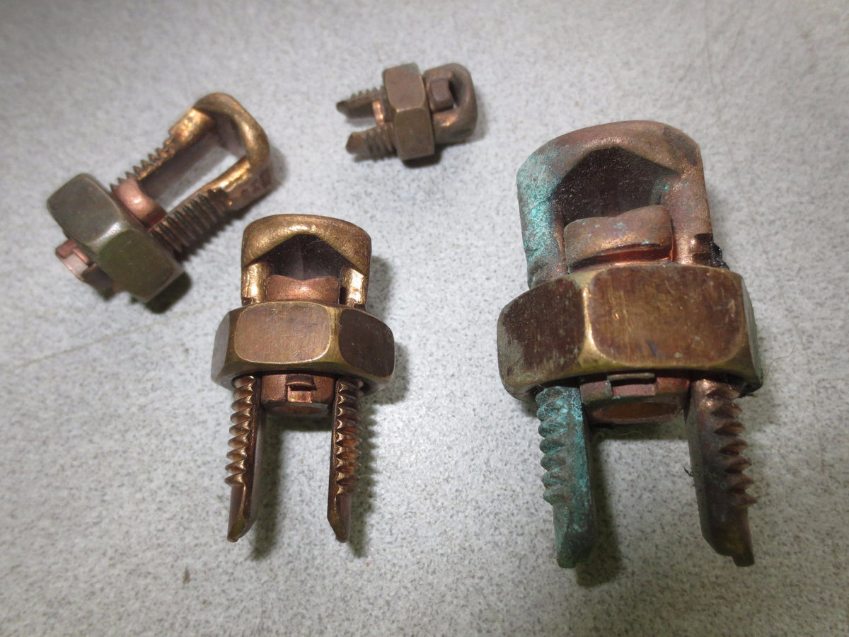 BURNDY, BLACKBURN, other SPLIT BOLT and BRONZE and COPPER CONNECTORS, HARDWARE