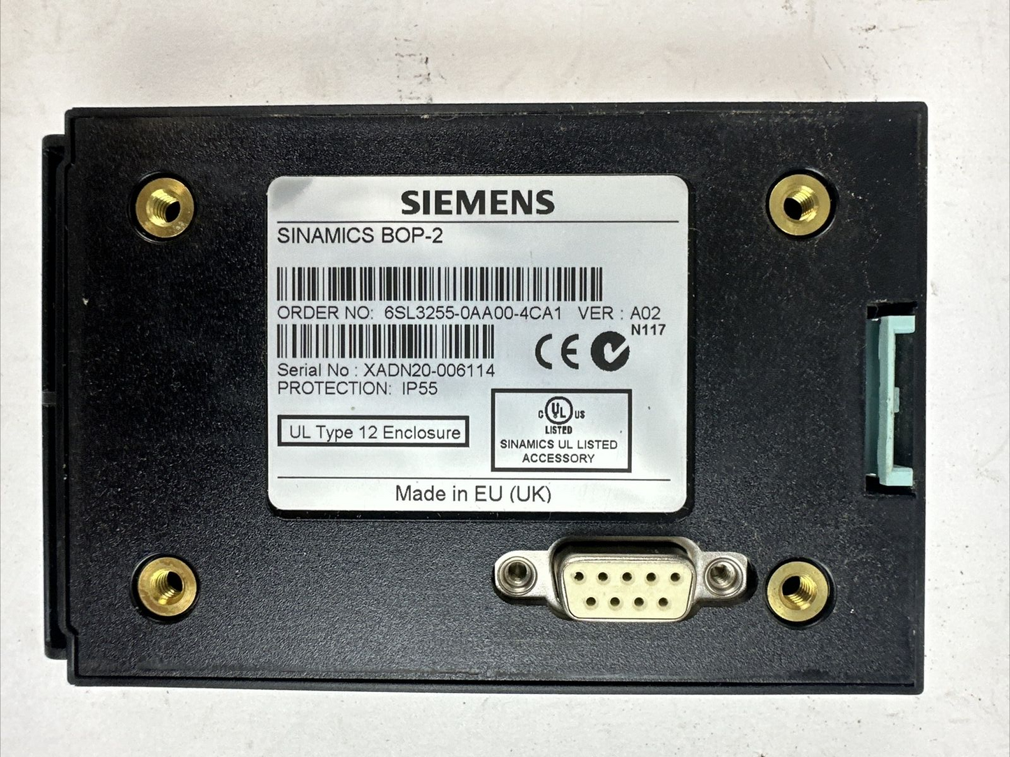 SIEMENS 6SL3224-0BE27-5UA0 POWER MODULE 240 BOP-2 CU240E-2 DP-F *PLASTIC CRACKED