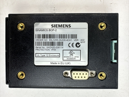 SIEMENS 6SL3224-0BE27-5UA0 POWER MODULE 240 BOP-2 CU240E-2 DP-F *PLASTIC CRACKED