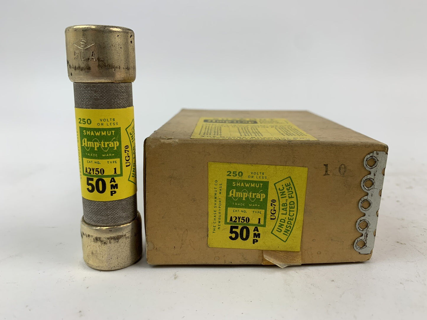Gould Shawmut Amp-trap A2Y50 50A 250V Fuse "Lot of 10"