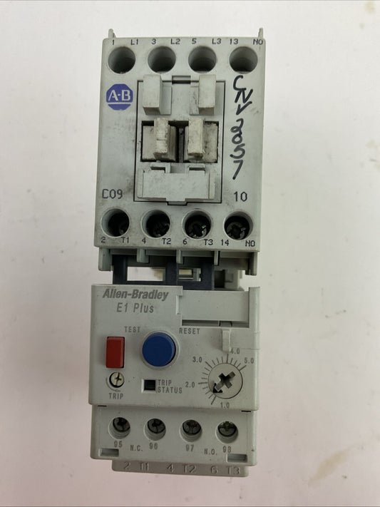 ALLEN BRADLEY STARTER (100-C09Z*10 COIL 24VDC + 193-EECB 1.0-5.0A)
