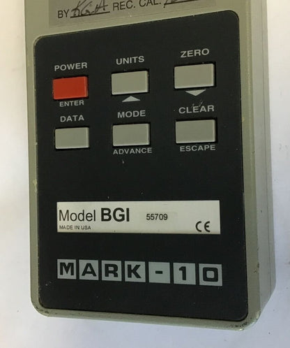 MARK-10 MODEL BGI SERIES BG CONTROLLER/DISPLAY ONLY