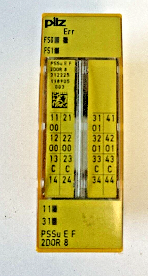 PILZ PSSU E F 2DO5 CARRIER MODULE 240VAC ****LOTOF4****