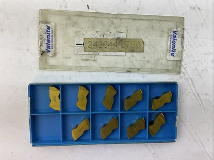 VALENITE VLR 3 0355L110D 5820 CARBIDE INSERT (BOX OF 9)