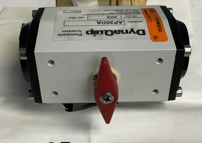 DYNAQUIP AP20DA PNEUMATIC BALL VALVE