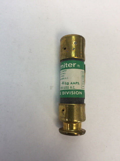 ECONOMY LENR 8/10 ECON-LIMITER CLASS RK5 FUSE 250VAC 8/10AMP (BOX OF 10)