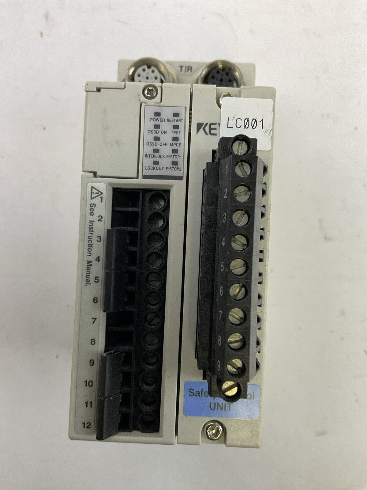 KEYENCE SL-R11E SAFETY CONTROL UNIT 24VDC 100mA
