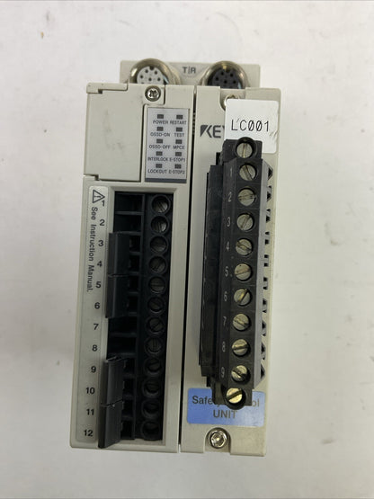KEYENCE SL-R11E SAFETY CONTROL UNIT 24VDC 100mA