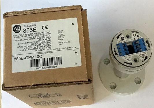 ALLEN BRADLEY 855E-GPM10C 10CM POLE MOUNT BASE AND CAP