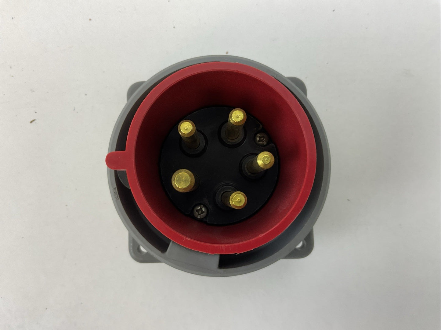 HUBBELL HBL530B7W FLANGED INLET WATERTIGHT PIN & SLEEVE 30A 277/480VAC 3 PHASE