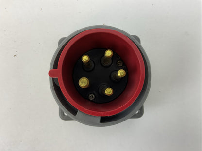 HUBBELL HBL530B7W FLANGED INLET WATERTIGHT PIN & SLEEVE 30A 277/480VAC 3 PHASE