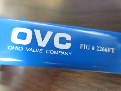 OVC OHIO VALVE COMPANY FIG # 2266FT BALL VALVE 1/2 CF8M 2000WOG - NEW SURPLUS