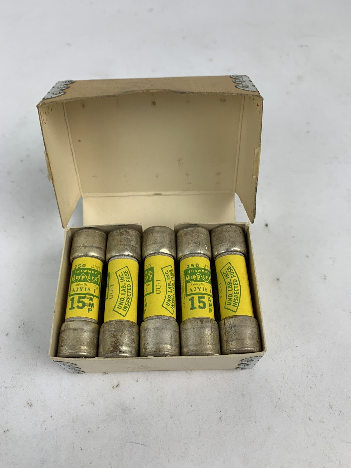 Gould Shawmut Amp-trap A2Y15 15A 250V Fuse "Lot of 10"