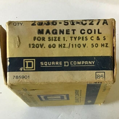 SQUARE D 2936-S1-C27A MAGNET COIL 120V60HZ/110V50HZ ***LOTOF2***