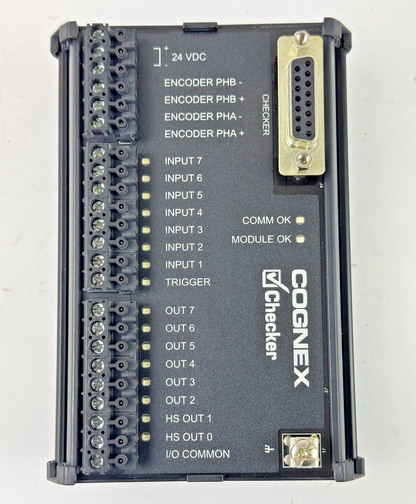 COGNEX - CKR-200-10B0X REV. C - CHECKER MODULE - 900-9012-1R - INPUT 22-26 V