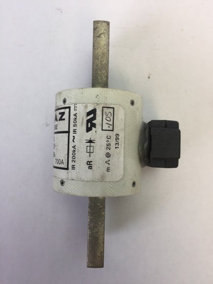 FERRAZ SHAWMUT A025R700IL PROTISTOR FUSE 250VAC 700AMP