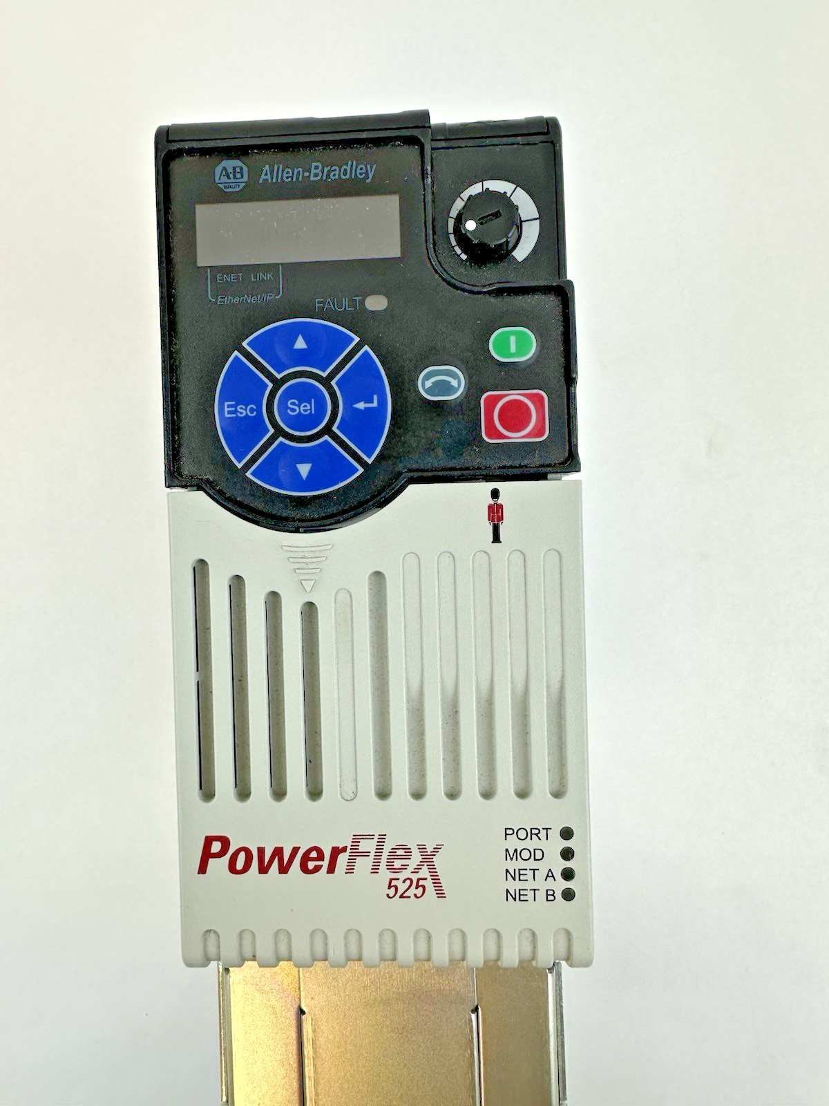 ALLEN BRADLEY 25B-D4P0N104 POWERFLEX 525 AC DRIVE FRN 5.001 SER A W/ 25-JBAA