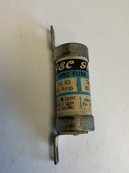 GEC TIS63 63A 460V HRC Fuse "Lot of 3"