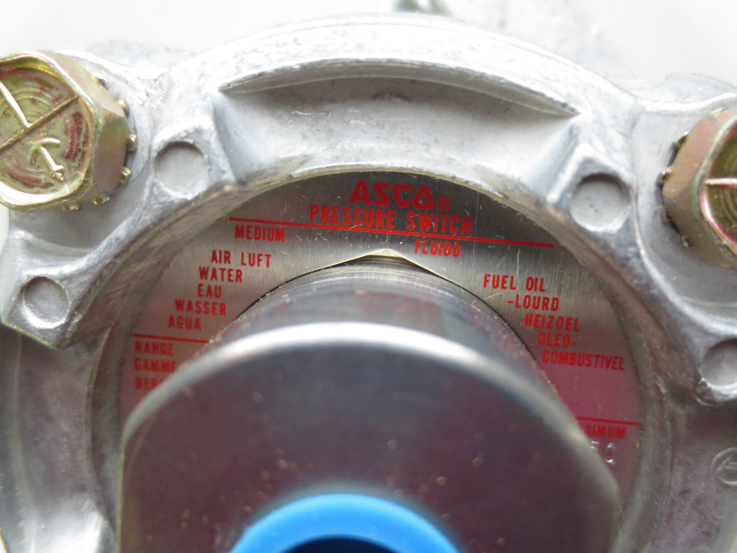 ASCO SC41B SWITCH UNIT & TRANSDUCER COMBO for 2-STAGE DUAL ADJ. PRESSURE SWITCH