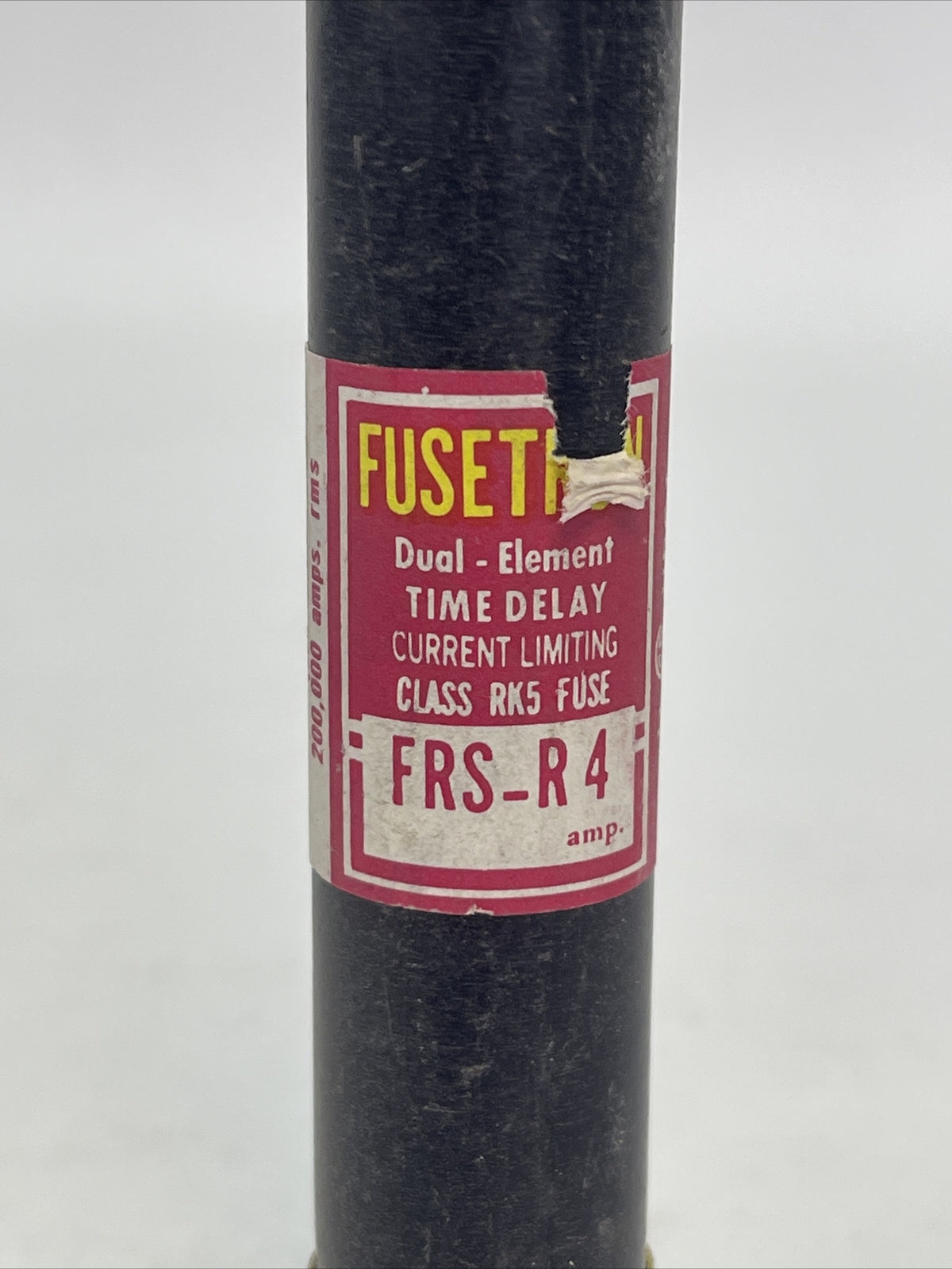 BUSSMANN FRS-R-4 FUSETRON CLASS K5 DUAL ELEMENT FUSE 4AMP 600VAC (LOT OF 7)