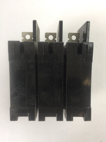 SIEMENS BQ3B020 CIRCUIT BREAKER 3POLE 20AMP 120/240VAC TYPE EQ-B