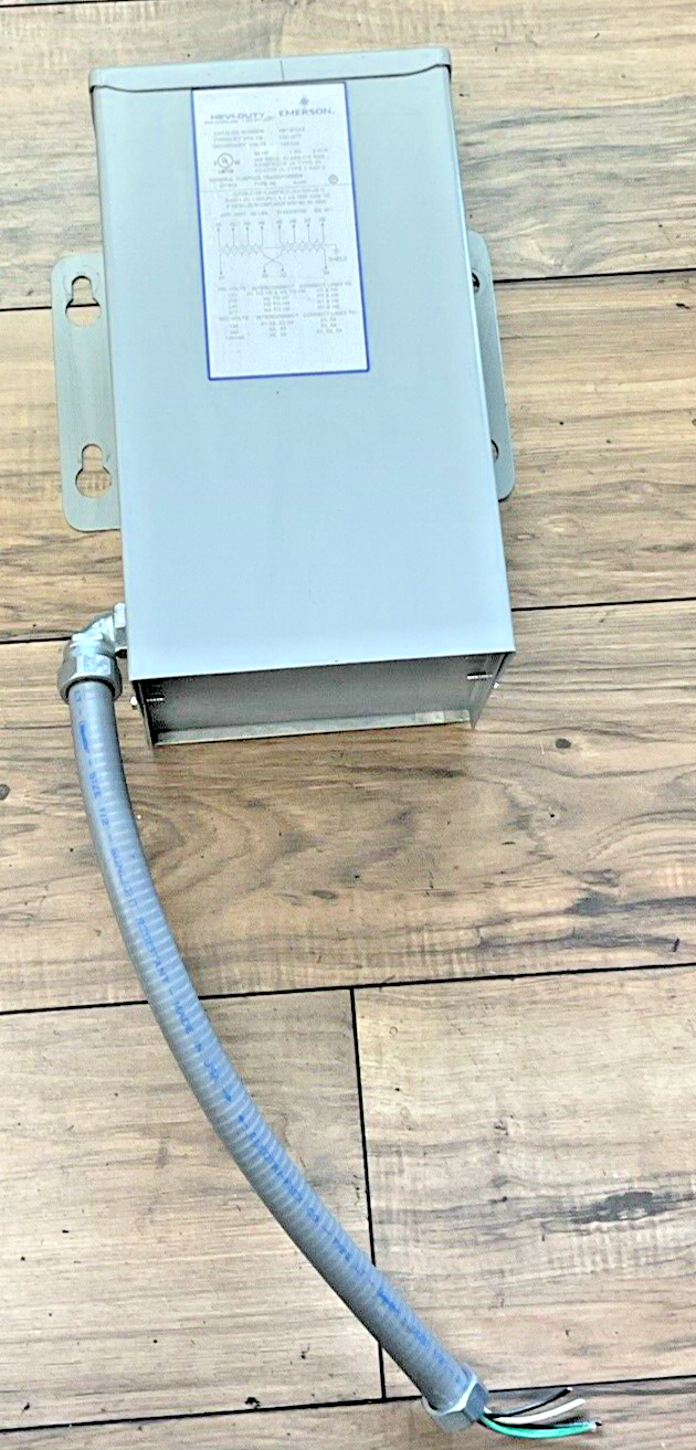 EMERSON HEVI-DUTY HSF12F2AS TRANSFORMER 277V 1PH 2KVA 60HZ