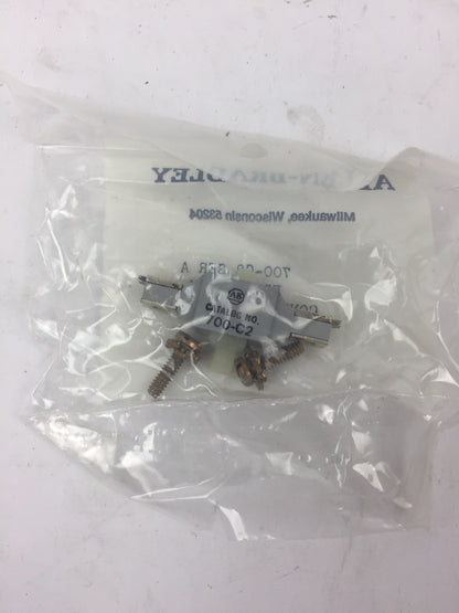 ALLEN BRADLEY 700-C2 FRONT DECK CONTACT CARTRIDGE SER A (LOT OF 10)