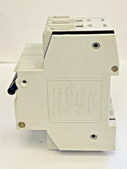 FUJI - CP6 3DU2 -2A MANUAL MOTOR CONTROLLER - 480/277 VAC & CP6 H1U AUX CONTACT
