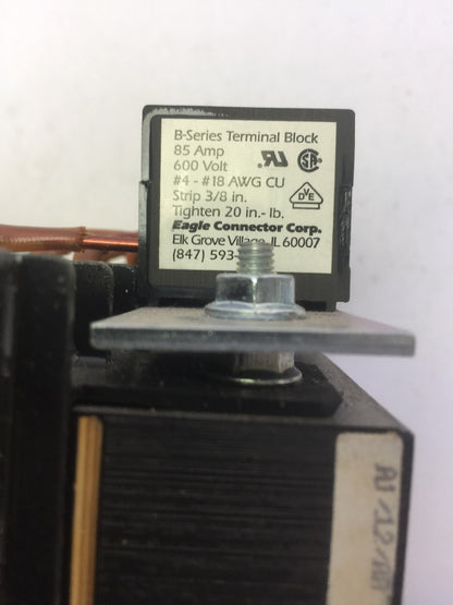 TCI KLR18CTB THREE PHASE LINE REACTOR 600V 60HZ 18A 3PH 24.0V. IZ @ 18A