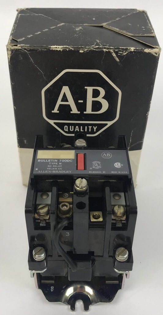 Allen Bradley,700DC-N200Z48, SERIES C, TYPE N DC RELAY, 48 V DC, 2 POLE, NEW