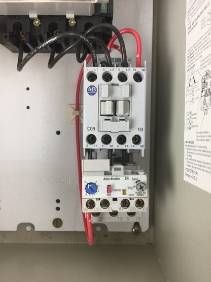 ALLEN BRADLEY 112-C09ABDA1E COMBINATION MOTOR CONTROLLER W/DISCONNECT SWITCH